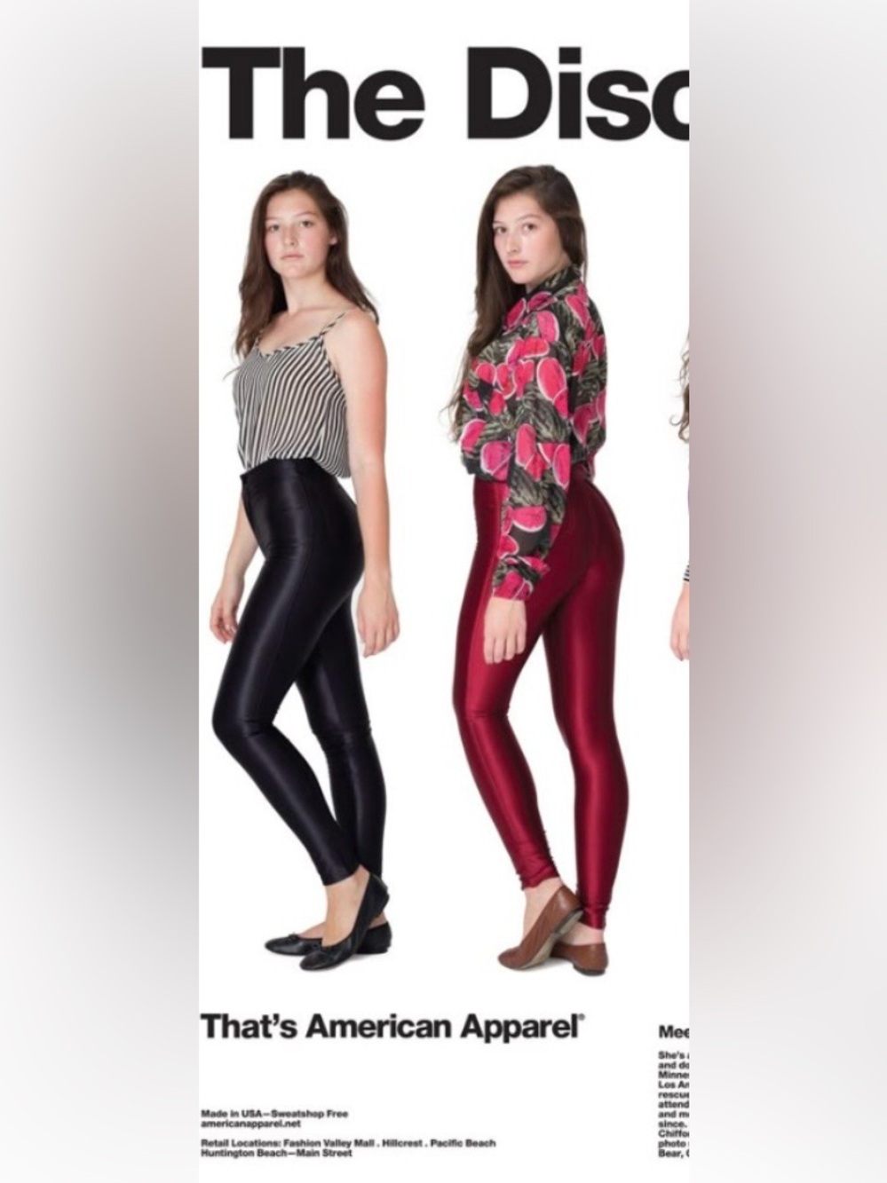 American Apparel Disco Pants